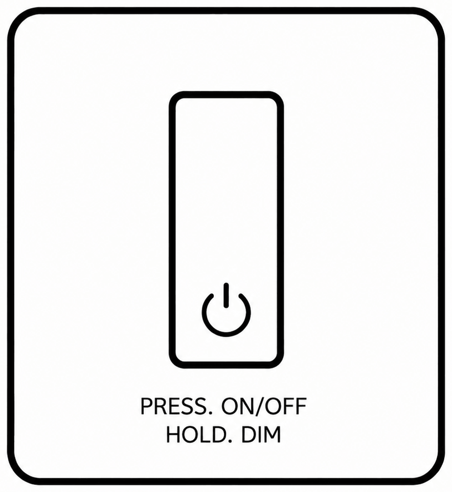 R & D Electronics push button LED light dimmer